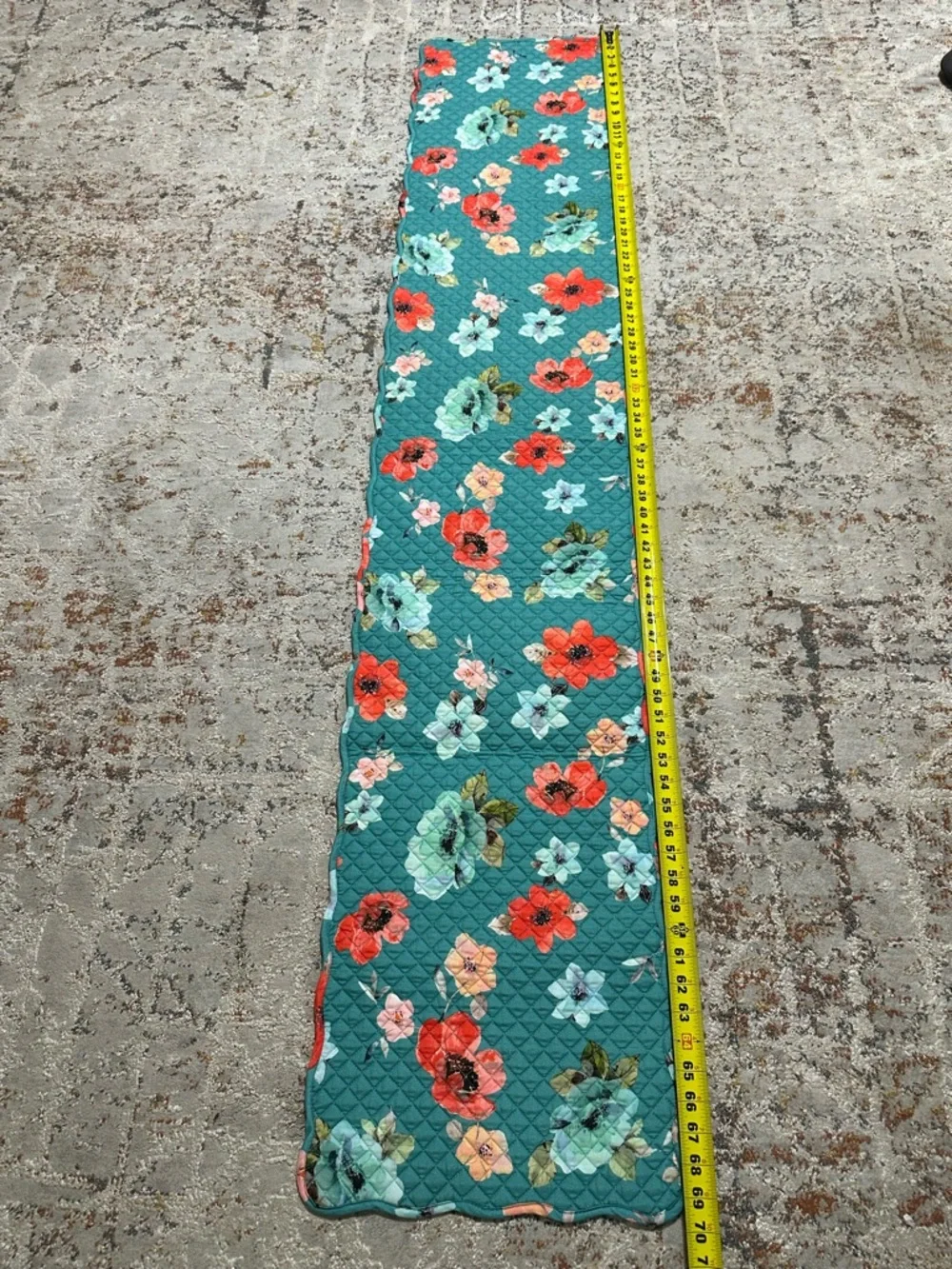 Pioneer Woman Reversible Quilted Table Runner Vintage Bloom